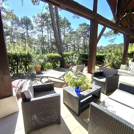 Villa Landaise Lumineuse Avec Jardin, Proche Plages Et Commerces A Piraillan - Fr-1-736-52 *